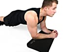 Impulse Fitness Knee Mat - Extra Thick and Soft 1' (25mm) Pad Provides Cushion for Kneeling and Elbows | Great Portable Exercise Mat for Planks, Ab Rollers, Yoga