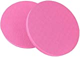 GoYonder Eco Yoga Workout Knee Pad Cushion Pink (Pack of 2)