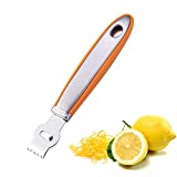 Lemon Zester Tool for Kitchen - Citrus Zester Tool with Channel Knife,Orange Zester Grater with Handle,Citrus Peeler for Cocktails