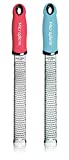 Microplane Premium Classic Series Zester Grater 2 Pack - Rouge Red and Blue Grotto
