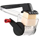 Rotary Cheese Grater, Handheld Cheese Grater for Kitchen, Dishwsher Safe Parmesan Cheese Grtaer with Stainless Steel Blade for Cheese, Nuts, Chocolate and More