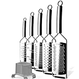 Microplane Professional Cheese Grater Gift Set - 5 Blades and a Food Guard
