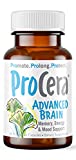 Procera Advanced Brain Supplement | Memory & Brain Booster | 3-in-1 Nootropics Brain Support Supplement | w/ Ashwagandha, Rhodiola, Ginseng, Ginkgo, Phosphatidylserine & Vitamin B Complex
