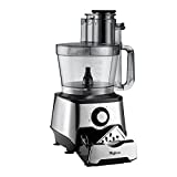 Food Processors - 2022 MAGICCOS 1000W 14 Cup Food Processor, Large Dual Feed Chute, 7-in-1 Multifunctional, 7 Speeds & Pulse, Storage Drawer, Chopping Kneading Shredding Slicing French Fry, Stainless Steel
