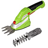 Vilobos 2-in-1 Cordless Grass Shear Garden Hedge Trimmer,60 Minutes Use Time,4.5V, Lightweight 1.15 lbs, for Small Lawns Hedges Shrubbery,Rechargeable Charger Included