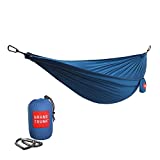 Grand Trunk Ultralight Hammock | Single Starter Hammock | Portable Camping, Hiking, Backpacking, and Travel Hammock (Blue)