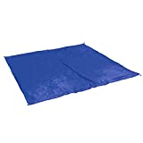 JEELAD Tent Footprint Camping Tarp Picnic Mat Waterproof Tent Floor Saver Ultralight Ground Sheet Mat for Hiking, Backpacking, Hammock, Beach with Storage Bag (Blue, L)