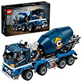 LEGO Technic Concrete Mixer Truck 42112 Building Kit, Kids Will Love Bringing The Construction Site to Life with This Cool Concrete Truck Toy Model Set (1,163 Pieces)