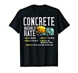 Concrete Finisher Worker Gift Cement Mixer Truck Driver T-Shirt