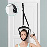 Neck Traction,Cervical Neck Traction Device Over Door for Home Use,Portable Neck Stretcher for Neck Pain Relief, Physical Therapy AIDS for Neck Spine Decompressor