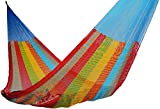 Handmade Hammocks - Handmade Yucatan Hammock - Artisan Crafted in Central America - Fits Most 12 Ft. - 13 Ft. Stands - Carries Up to 330 Lbs. - Single Size
