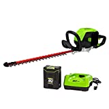 Greenworks Pro 80V 26' Cordless Hedge Trimmer, 2.0Ah Battery and Charger Included