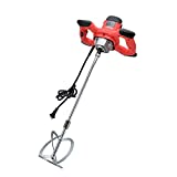 MLLIQUEA 2100W Electric Handheld Concrete Mixer Drill, Portable Cement Mixer Stirrer with Rod for Mixing Grout Paint Mortar Mud Plaster, 6 Speed Adjustment 110V