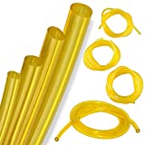 KT Deals 4 Sizes Petrol Fuel Gas Line Pipe Hose Tubing for String Trimmer Chainsaw Blower and Other Power Tools for 2 Cycle Engine for Poulan, Craftman