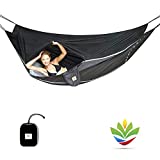 Hammock Bliss Sky Bed Bug Free - Insect Free Hanging Tent That Hangs Like A Hammock But Sleeps Like A Bed - Unique Asymmetrical Design Creates An Amazing Lay Flat Camping Hammock Sleeping Experience