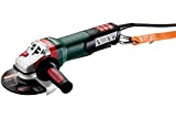 Metabo - 6' Angle Grinder - 9, 600 Rpm - 14.5 Amp w/Brake, Non-Lock Paddle, Auto-Balancer, Electronics, Drop Secure (600553420 17-150 Quick DS), Professional Angle Grinders