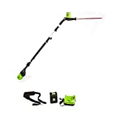 Greenworks Pro 80V 20' Cordless Pole Hedge Trimmer, 2.0Ah Battery and Charger Included