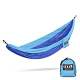 ENO, Eagles Nest Outfitters SingleNest Lightweight Camping Hammock, Powder Blue/Royal