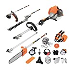K Nakasaki Hedge Trimmer High Strength 63cc 4 in 1 | Gardening Tools | Lawn Mowers, Brush Cutter, Chainsaw and Extension Stick | Battery-Powered