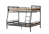 ACME FURNITURE AC-37735 Bed, Full X-Large over Queen, Sandy Black & Dark Bronze Hand-Brushed