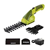 Sun Joe HJ604C 7.2-Volt 2-in-1 1250-RPM Cordless Grass Shear / Shrubber Handheld Trimmer, Rechargeable On-board Lithium-Ion Battery and Charger Included