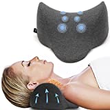 Neck Stretcher Neck and Shoulder Relaxer Neck Traction Pillow Cervical Traction Device for TMJ Pain Relief and Cervical Spine Alignment, Two-Way Point Pressure Massage Chiropractic Pillow