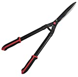 Hattomen Hedge Shears, 26 Inch Ideal for Shaping Hedges, Decorative Shrubs, with 8 Inch Wavy Blades and Double-Teflon Coating, for Trimming Borders, Boxwood, and Bushes