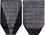 Go Outfitters Adventure Top Quilt, The Sleeping Un-Bag and Hammock Camping Top Quilt (Black/Gray)
