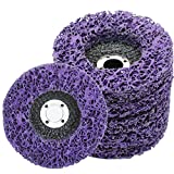 Lamsion Rust Remover Wheel Remove Paint and Oxidation Poly Strip Wheel Disc Abrasive Angle Grinding Wheel (5Pack - 4' x 60#)