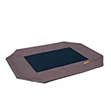 K&H Pet Products Original Pet Cot Replacement Cover (Cot Sold Separately) - Chocolate/Black Mesh, Large 30 X 42 Inches