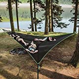 JIMTOOS Revolutionary Multi Person Portable Hammock,Travel Hammocks for Trees,Tree House Air Sky Tent for Patio, Lawn & Garden ,Giant Aerial Camping Hammocks for 2/3 Person