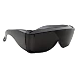 Cover-Ups Black Fit Over Sunglasses - Wrap Around Sunglasses - People Who Wear Prescription Glasses in the Sun (Black)