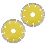 2Pcs Dry Cutting Wheel Diamond Disc, 4 1/2-inch for Angle Grinder Grinding Brick Concrete Tile 7/8Inch Bore Diameter