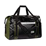 Waterproof Duffel Bag 60L Extra Large | Heavy Duty Dry Duffle Gear Bag with Durable Compression Straps & Handles for Surf Paddle Dive Snowboard Kayak or Motorcycle by Cor Surf