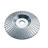 ErYao Carbide Wood Sanding Carving Disc for Angle Grinder/Grinding Wheel 100mm (Silver)
