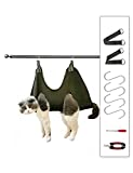 Charmpetsart Pet Dog Grooming Hammock for Small Dogs Harness Sling for Cats & Dogs Hanging Grooming Harness for Dog Hammock for Nail Clipping, Pet Cat Dog Grooming Sling.
