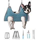 Supet Pet Grooming Hammock Harness for Cats & Dogs, Relaxation Dog Grooming Hammock Restraint Dog & Small Animal Leashes Sling for Grooming Dog Grooming Helper for Nail Trimming Clipping Grooming