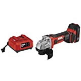 Skil 20V 4-1/2 Inch Angle Grinder, Includes 2.0Ah PWRCore 20 Lithium Battery and Charger - AG290202