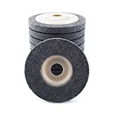 5-Pack 4.5inch Nylon Fiber Polishing Wheel Sanding Abrasive Disc Buffing Wheels for Angle Grinders 115mm x 22mm
