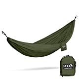 ENO, Eagles Nest Outfitters DoubleNest Lightweight Camping Hammock, 1 to 2 Person, Olive/Olive