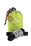 TETON Sports Rover Rope Tree Sling; Quick and Easy Setup; Hammock Straps Fit All Backpacking Hammocks; Heavy-Duty, Looped Tree Sling Means No Messing with Knots While You’re Camping, Black