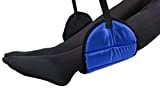 Sleepy Ride - Airplane Footrest Made with Premium Memory Foam - Airplane Travel Accessories - Tested and Proven to Prevent Swelling and Soreness - Provides Relaxation and Comfort (Royal Blue)