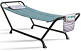 Sorbus® Hammock Bed with Stand, Features Deluxe Pillow and Storage Pockets, Heavy Duty, Supports 500 Pounds, Great for Patio, Deck, Yard, Garden Camping Furniture