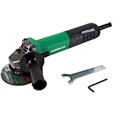 Metabo HPT Angle Grinder | 4-1/2-Inch | AC Brushless | Variable Speed | 12-Amp Motor | 2,800 - 10,000 Rpm | 1,300W | Slide Switch W/ Trigger Lock-On | 1-Year Warranty | G12VE
