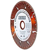 Delta Diamond Extreme 4-1/2-Inch Metal Cutting Diamond Blade, All Purpose Heavy Duty Grinding/Cut Off Wheel for Rebar, Sheet Metal, Angle Iron, Stainless Steel (4.5')