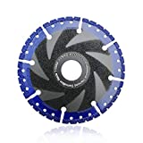 SHDIATOOL 4-1/2 Inch Metal Cutting Diamond Blade All Purpose Cut Off Wheel for Rebar Sheet Metal Angle Iron Stainless Steel(for 7/8” Arbor)