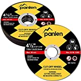 10 Pack Panlen Cutting Wheel,4-1/2 inch Metal &Stainless Steel Cut-Off Disc,Thin Metal Cutting Disc for Angle Grinder by Panlen (10)