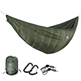 GEERTOP Ultralight Hammock Underquilt for Camping Full Length Camp Hammock Underquilts Warm 3 - 4 Seasons Essential Outdoor Survival Gear for Hiking Backpacking Travel