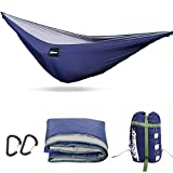 UBOWAY Hammock Underquilt - Packable Full Length Under Blanket, Camping Quilt( Navy)