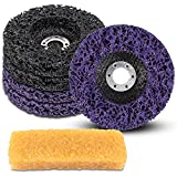 5PACK Angle Grinder Attachments Rust Remover Paint Stripper for Wood Metal Concrete Car, Angle Grinder Sanding Disc Strip Discs Stripping Wheel Abrasive Grinder Wheel Grinding Disc (4 x 5/8 Inch)